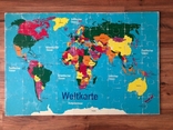 "Карта мира". Пазл 90х60 см., фото №2