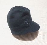 Теплая двойная флисовая шапка Spyder, c козырьком, фото №2