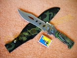  Нож Saber с фонарем компасом открывалкой чехлом, фото №4