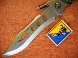  Нож Saber с фонарем компасом открывалкой чехлом, фото №7