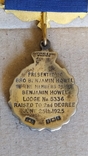 Масонская медаль. Серебро, 1925 год, фото №6