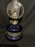Керосиновая лампа, кобальт, фото №5