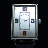 Вінтажний механічний наручний годинник Wаndolec, Tanke форма, Gruen механізм, з мельхіору, photo number 4