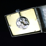Вінтажний механічний наручний годинник Wаndolec, Tanke форма, Gruen механізм, з мельхіору, photo number 7