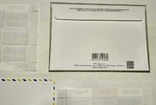 Блок марок серии F + W, конверт, открытка Русский военный корабль Всьо, фото №9