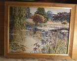 Картина.Гобелен. Клод Моне "Ирисы и водяные лилии", фото №2