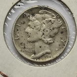10 центов 1 Дайм 1945 США 2шт, фото №2