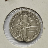 10 центов 1 Дайм 1945 США 2шт, фото №3