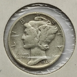 10 центов 1 Дайм 1945 США 2шт, фото №4