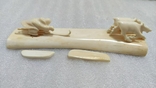 Клык моржа статуэтка композиция, фото №2