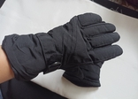 Thinsulate мужские термо зимние теплые мужские перчатки черные флис, фото №6