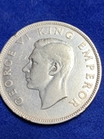 1/2 кроны 1937 серебро Новая Зеландия, KM#11, фото №5