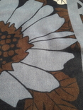 Большой утепленный платок Цветочный сад с подписью, 111/108 см, photo number 7