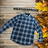 Weatherprool original vintage Байковая теплая мужская рубашка дл рукав, фото №3