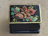 Vintage. Lacquer miniature box "Rose", p.Mstera. USSR, photo number 2