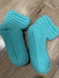 Тёплые вязаные носки ручной работы / В'язані шкарпетки, фото №7