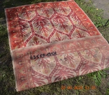 The carpet is woolen. Azeri. From the USSR. Red. 222 x 147 cm. No. 2, photo number 5