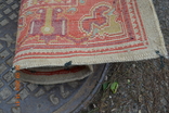 The carpet is woolen. Azeri. From the USSR. Red. 222 x 147 cm. No. 2, photo number 13