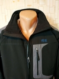Куртка чоловіча. Термокуртка ICE софтшелл стрейч p-p XS (відмінний стан), фото №7