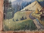 Пейзаж підпис 1972р. Карпати 80х60, фото №7