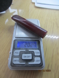 Vintage mouthpiece, dark cherry bakelite, photo number 11