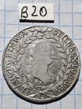 Австрия.Франциск 1.Серебро.20 крейцеров.1765-ВА, фото №3