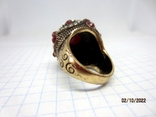 Handmade women's ring with natural stones, photo number 6