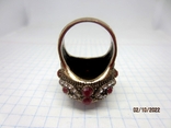 Handmade women's ring with natural stones, photo number 7
