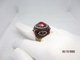Handmade women's ring with natural stones, photo number 9