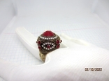 Handmade women's ring with natural stones, photo number 10