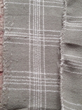 Небольшой отрез ткань оливковая в клеточку ширина 73 длина 104 см, фото №6