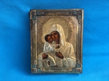 Ікона Владімерска Божа Матір срібло емалі, photo number 7