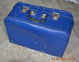 Portable sewing machine "Podolskaya" with manual drive. In a suitcase. From the USSR. Working, photo number 8