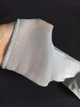 Женские носки с люрексом серебро серые без резинки 37-39, фото №6