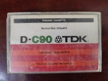 Винтаж. Аудиокассета TDK, D--C90.Japan, фото №7