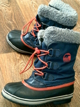 Sorel waterproof - теплі чобітки на зиму розм.35, фото №2