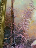 Картина маслом на полотні 'Зимовий пейзаж з будинком' 2007 р., фото №4