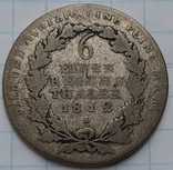 Пруссия 1\6 рейхсталера, 1812 Отметка монетного двора "A" - Берлин, фото №2