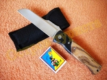 Нож складной Buck с чехлом клипсой реплика, фото №2
