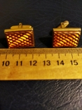 Cufflinks with golden inserts, photo number 3