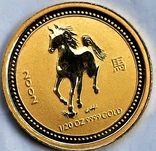 Золотая монета 5 dollars Australia 2002, photo number 4