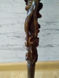 Тростина деревяна-різблена, в подарунковій коробці., фото №9