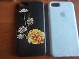 Чехлы-накладки силикон и софт-тач на iPhone 7,8 (ціна за все 5 шт), фото №4