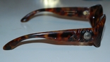 Винтаж, оригинальные солнцезащитные очки Rochas, Франция, имитация панцыря черепахи., фото №5