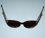 Винтаж, оригинальные солнцезащитные очки Rochas, Франция, имитация панцыря черепахи., фото №7