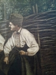 Старинная картина 19 века., фото №9
