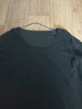 Кашемир теплый удлинённый женский свитер черный XL, фото №9