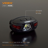 Налобный светодиодный фонарик VIDEX VLF-H015 330Lm 5000K, фото №4
