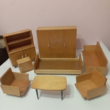 Large furniture for dolls 8pcs set toy USSR, photo number 2