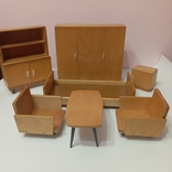 Large furniture for dolls 8pcs set toy USSR, photo number 5